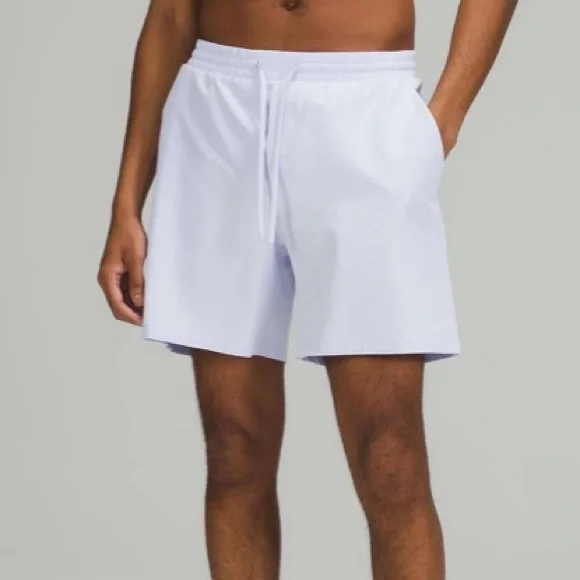 Lululemon Men’s Pool Short Lined Swim Trunk 7" in Pastel Blue size Medium - Picture 4 of 13